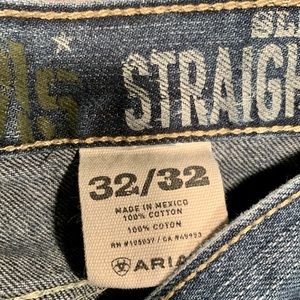 Ariat Jean 32/32 Deadrun M5 Slim Straight Leg Low Rise Style#10010842 NWOT
